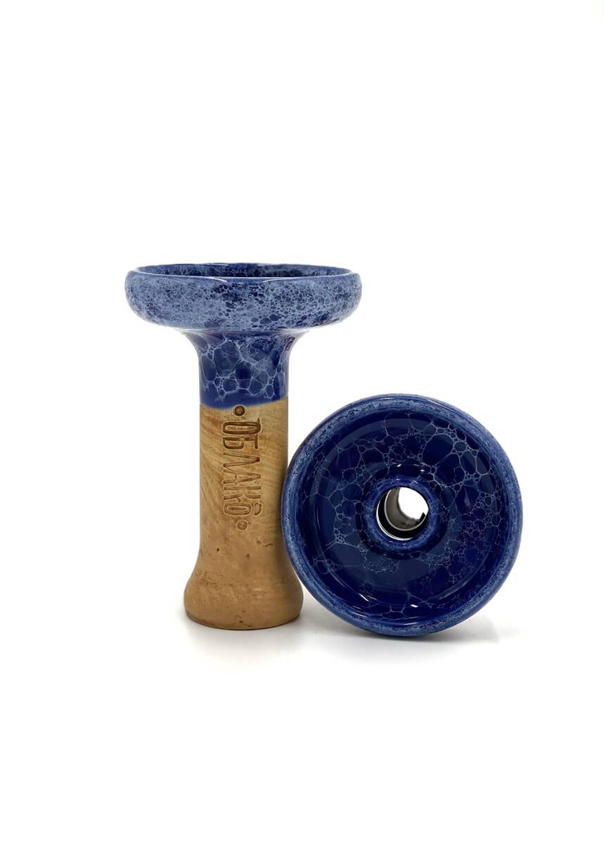 Hookah bowl Oblako Phunnel L Glaze-Blue Marble