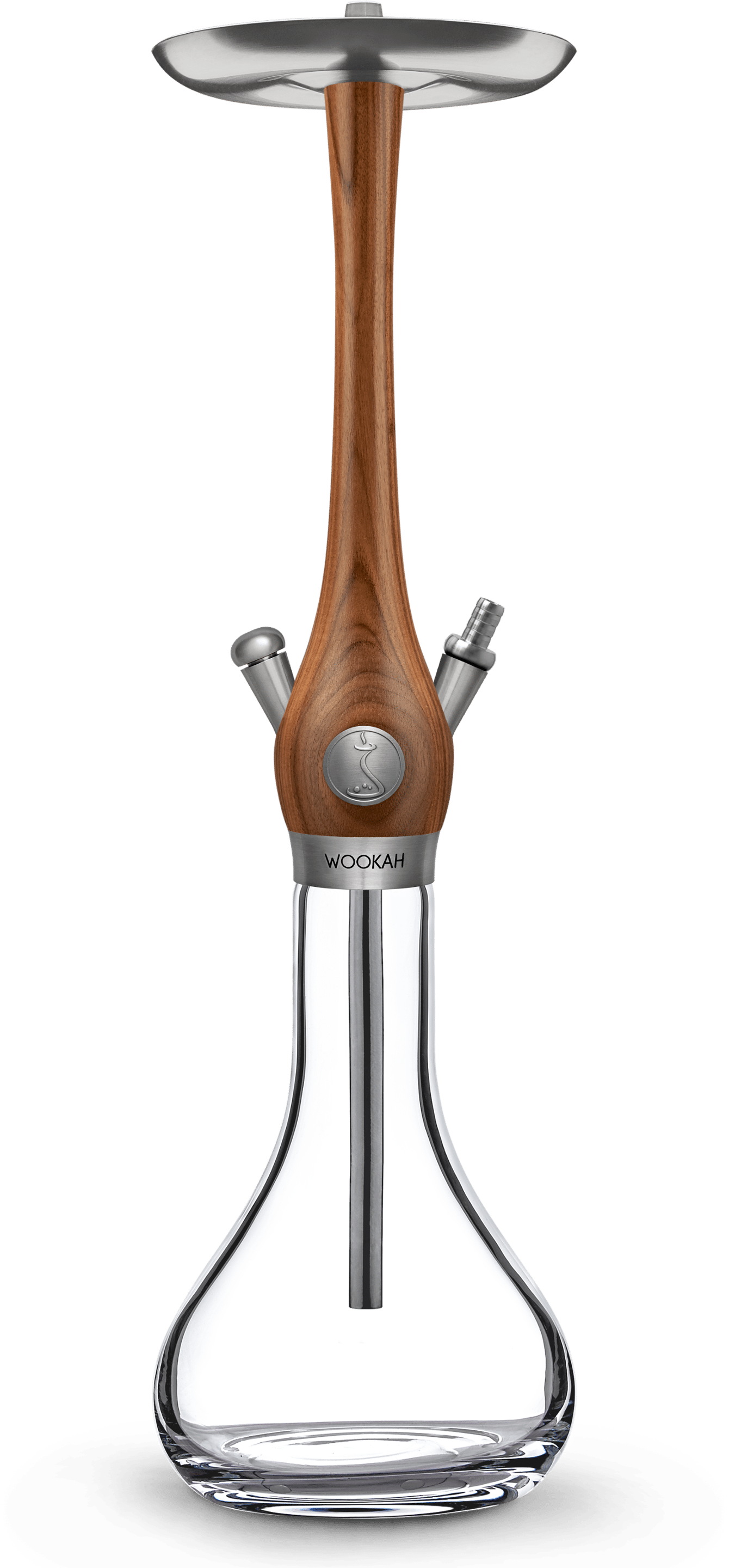 Shisha Wookah WALNUT,vase Smooth