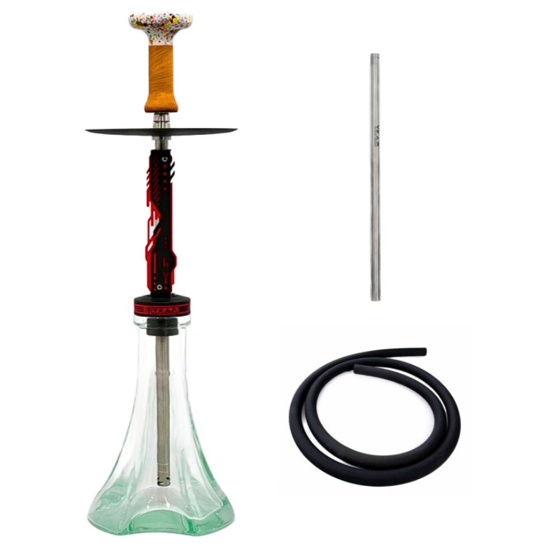 Hookah Y.K.A.P. Neo Mod Red FULL SET Pyramid TR