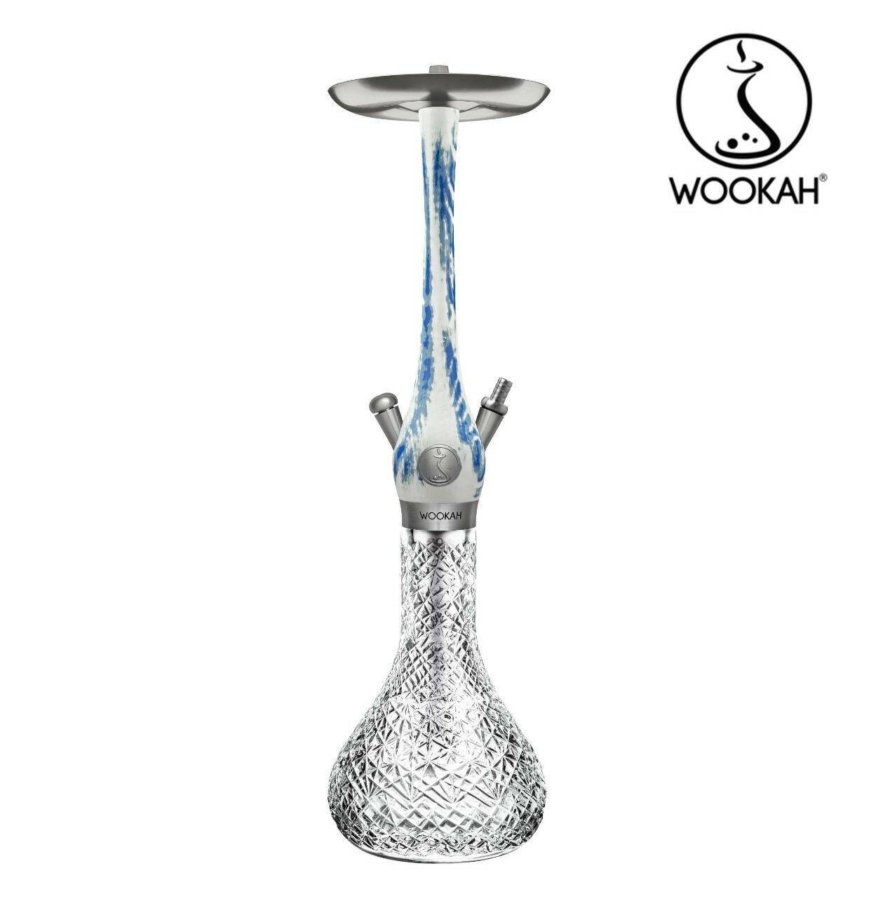 Shisha Wookah ARCTIC BLUE,vase Glimmer