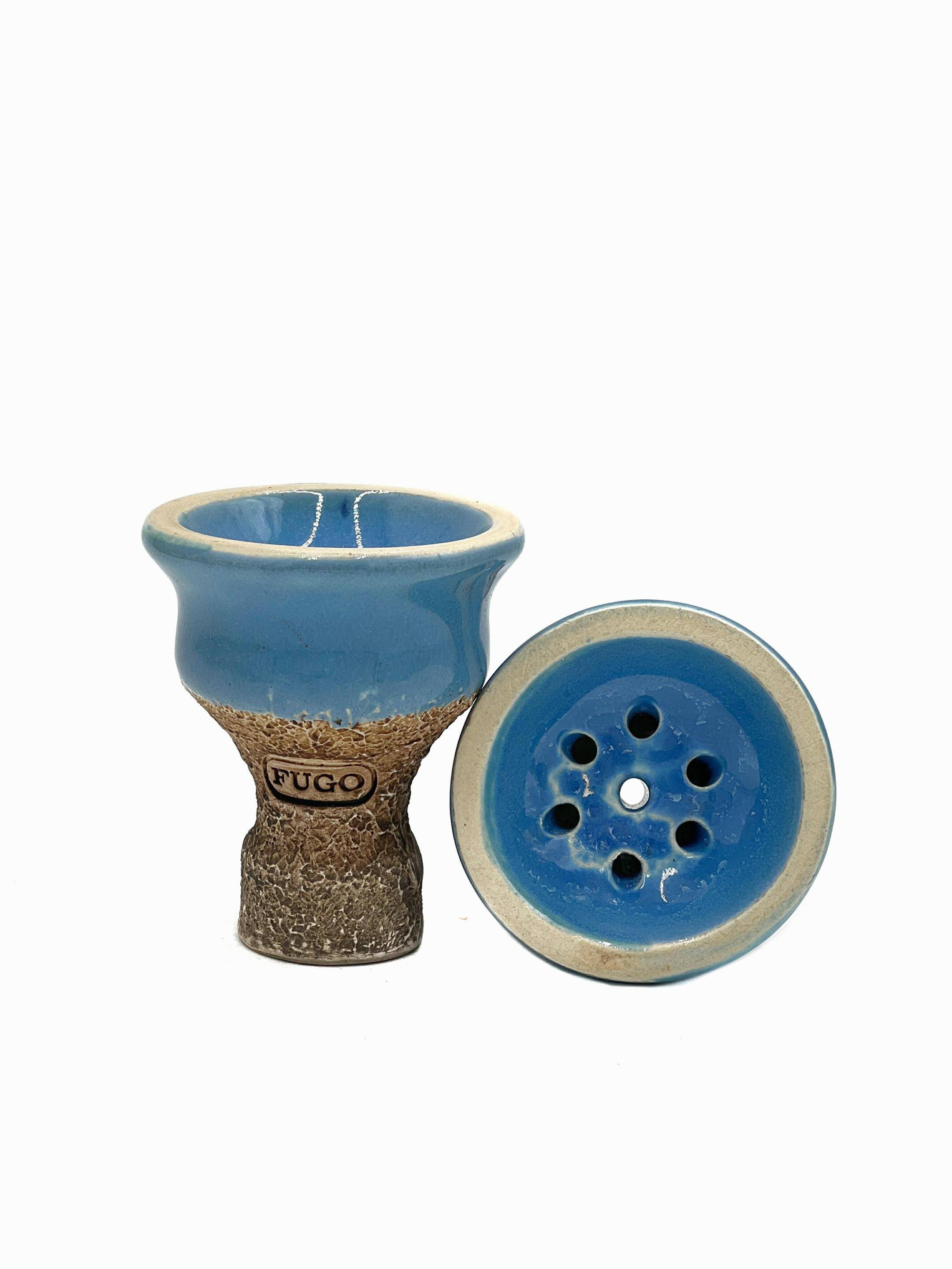 Чаша глиняная FUGO UPG Glaze BLUE