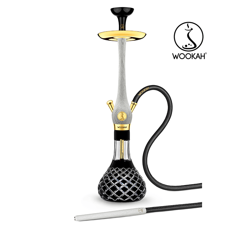 Shisha Wookah WHITE NOX,24 carat