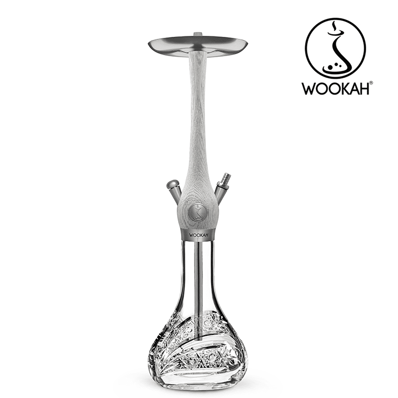 Shisha Wookah WHITE NOX,vase Comet.