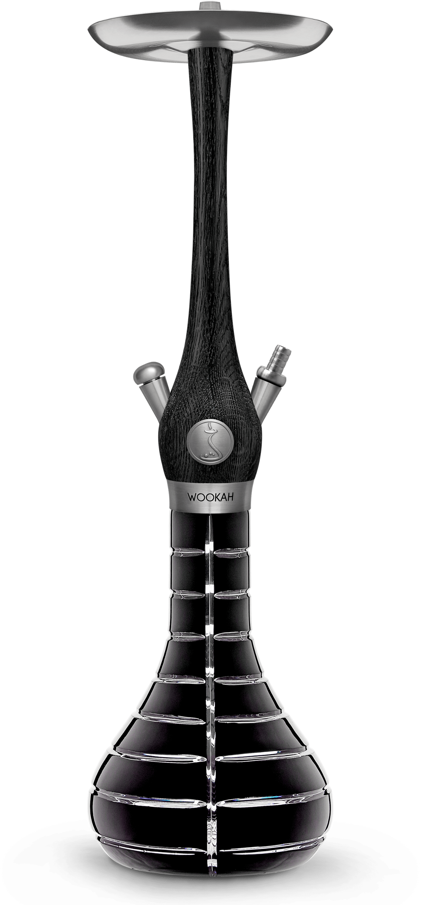 Shisha Wookah NOX,vase Striped Black
