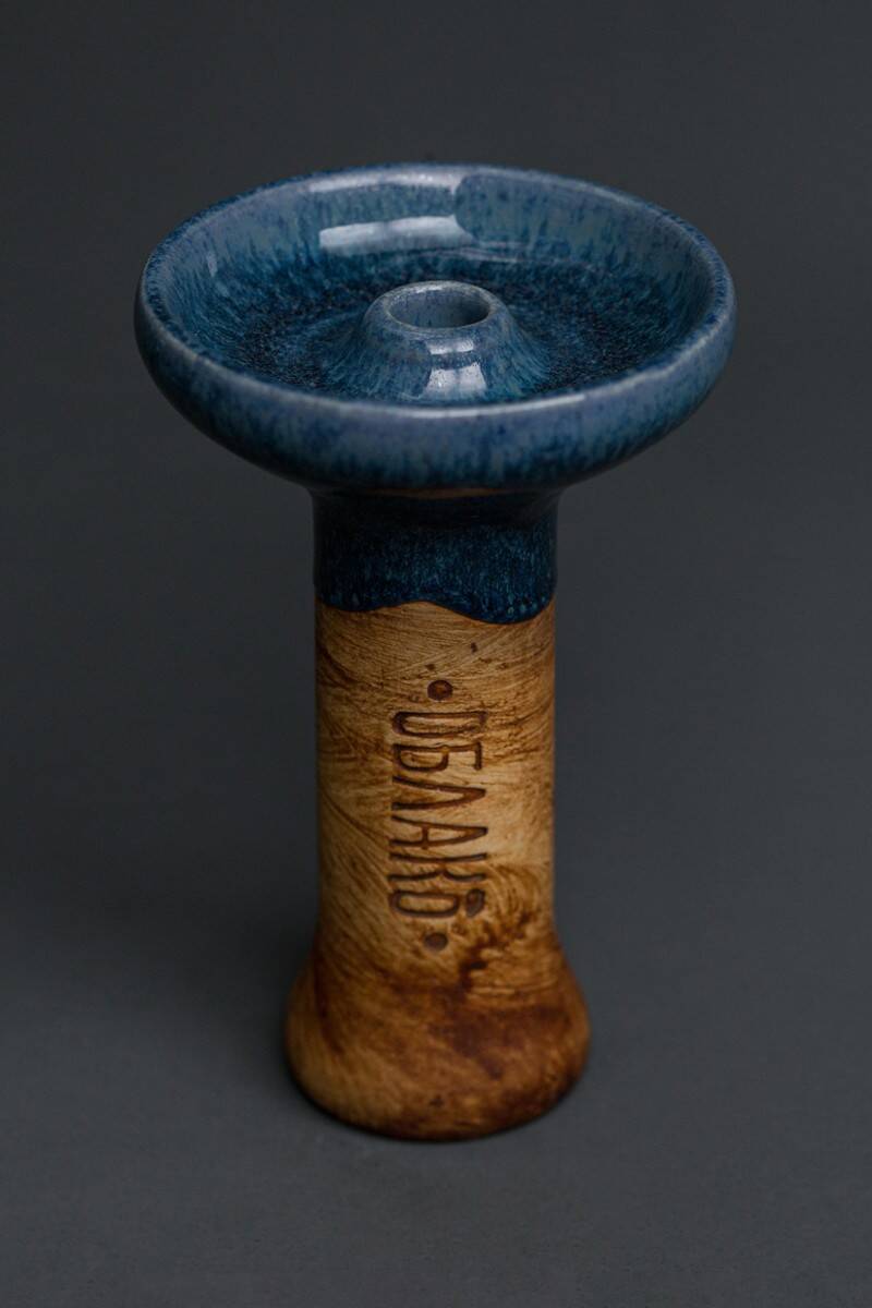 Hookah bowl Oblako Phunn L Glaze- Blue Topaz