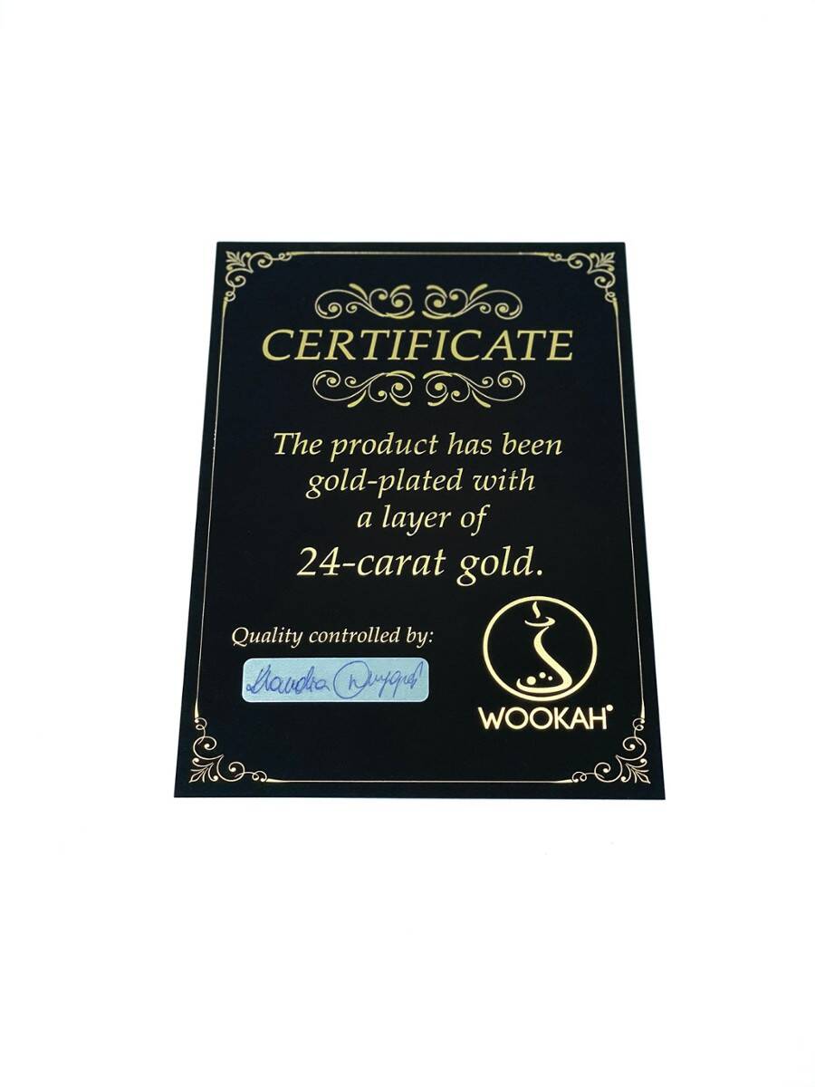 Shisha Wookah NOX,24 carat gold-plate (Zdjęcie 6)