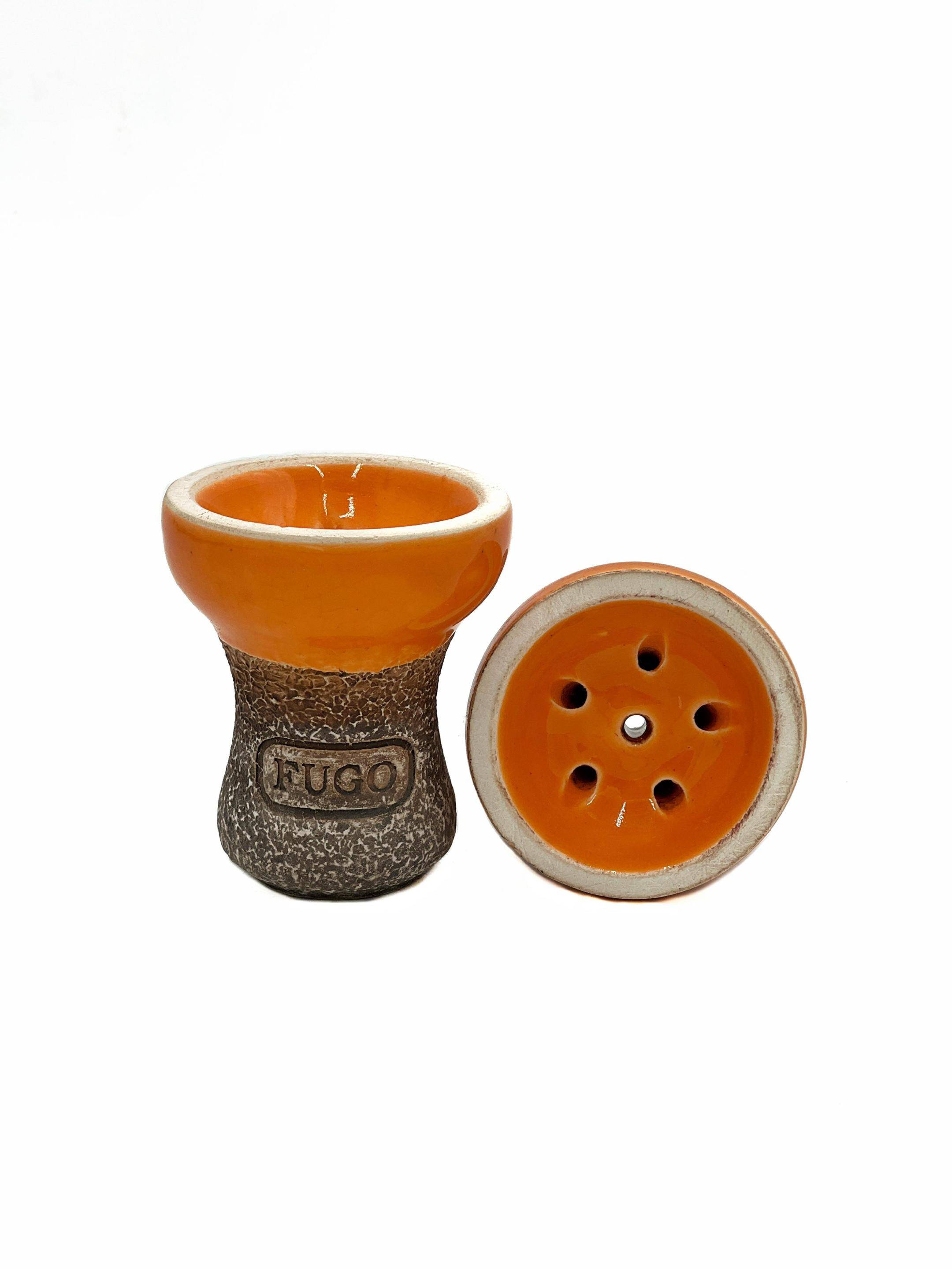 Clay bowl FUGO Turka Glaze ORANGE