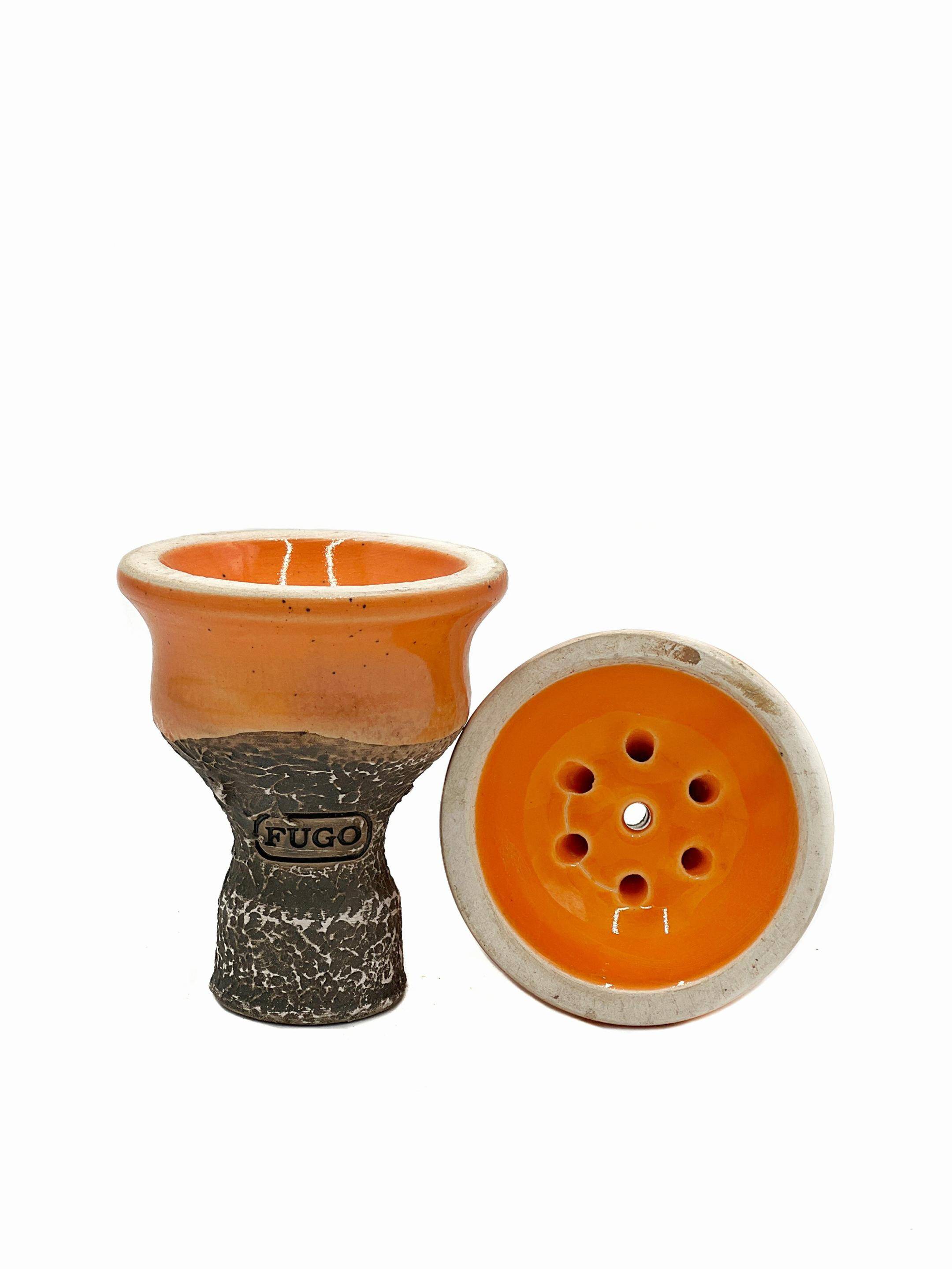 Clay bowl FUGO UPG Glaze ORANGE
