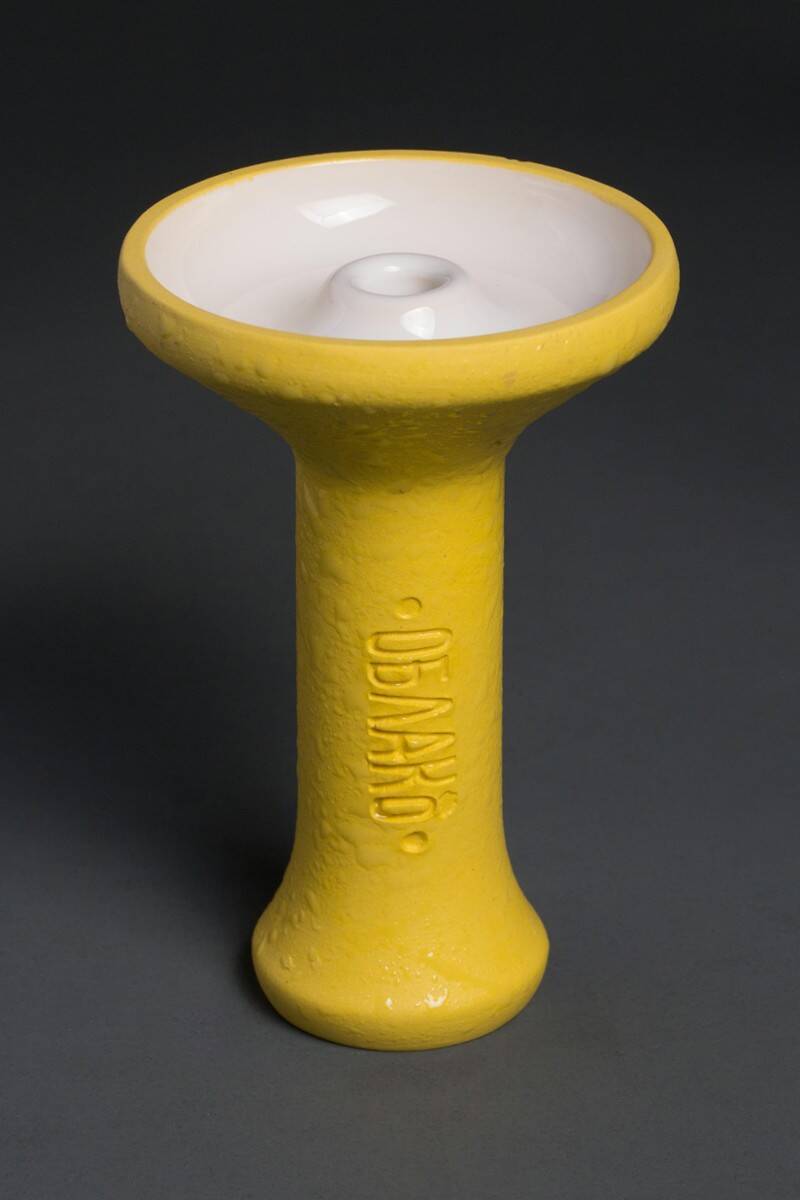 Hookah bowl Oblako Phunne M Mono Glaze-Yellow