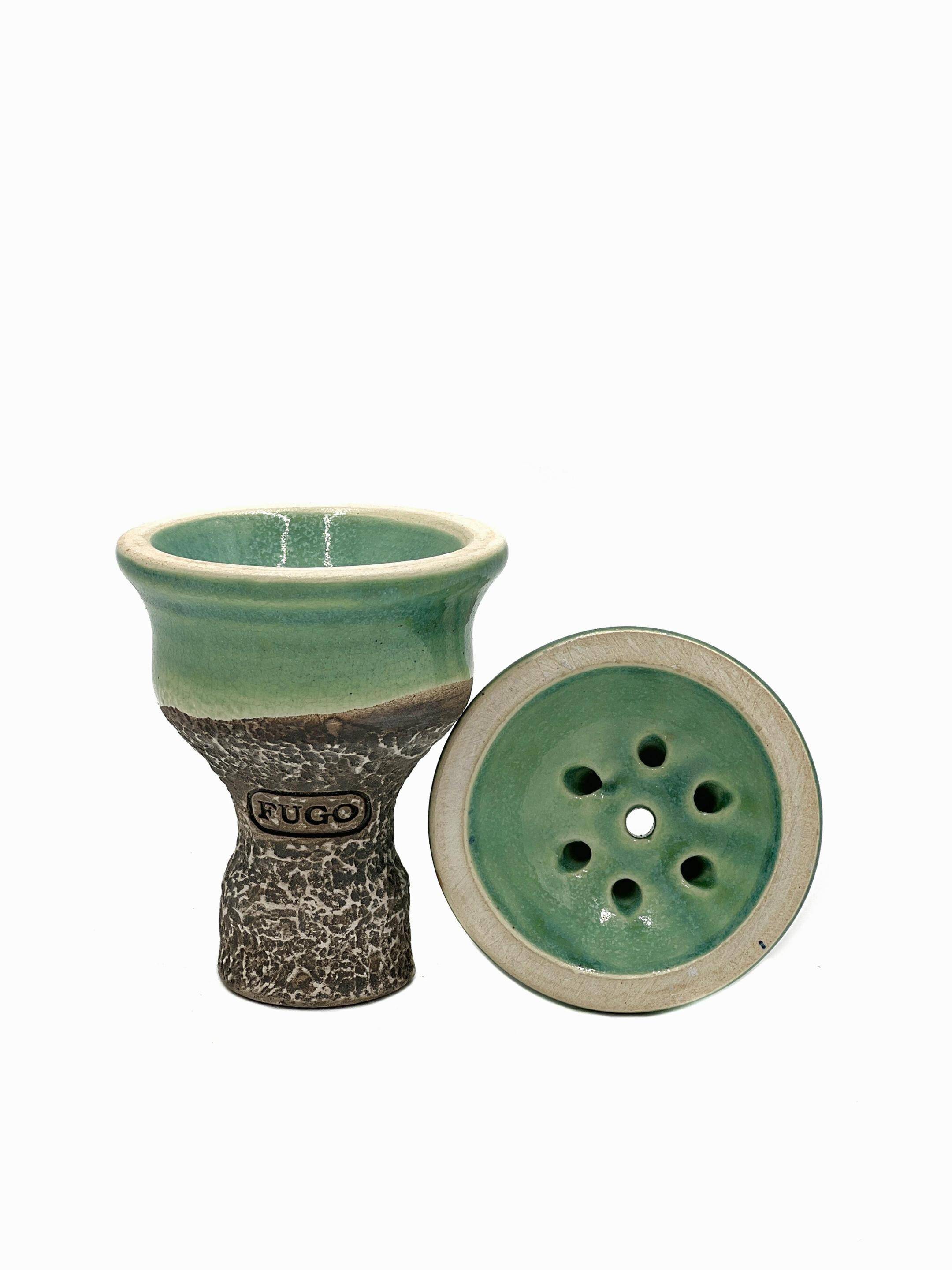Clay bowl FUGO UPG Glaze GREEN