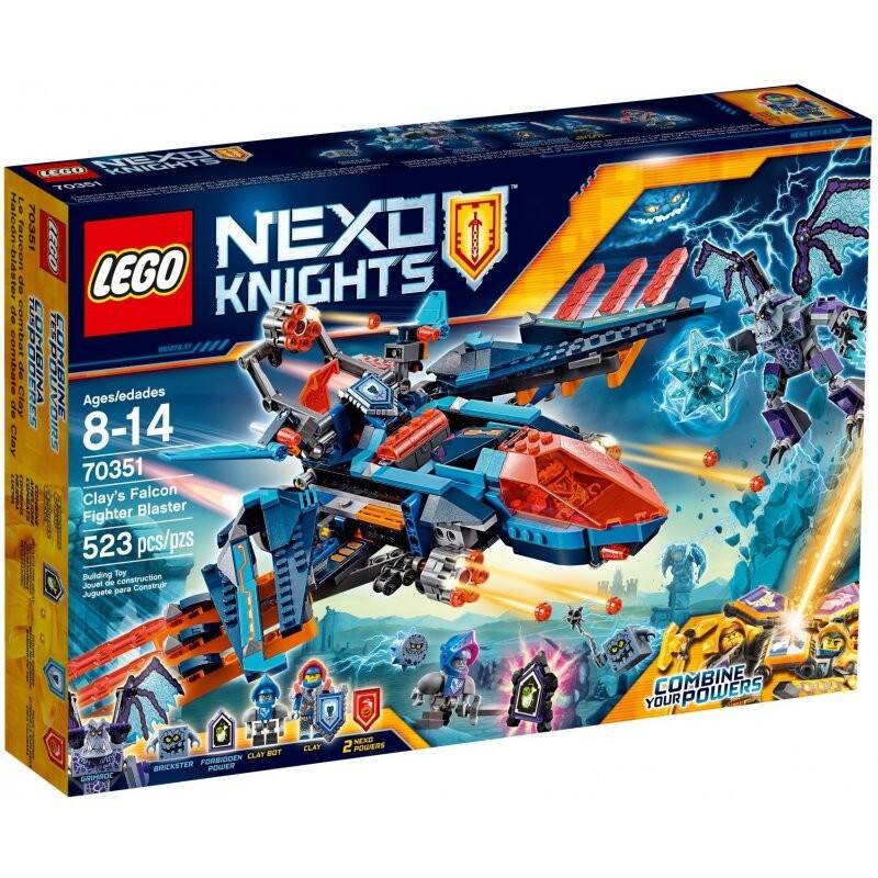 Lego Nexo Knights 70351 Blasterowy Myśliwiec Clay`a (Zdjęcie 1)
