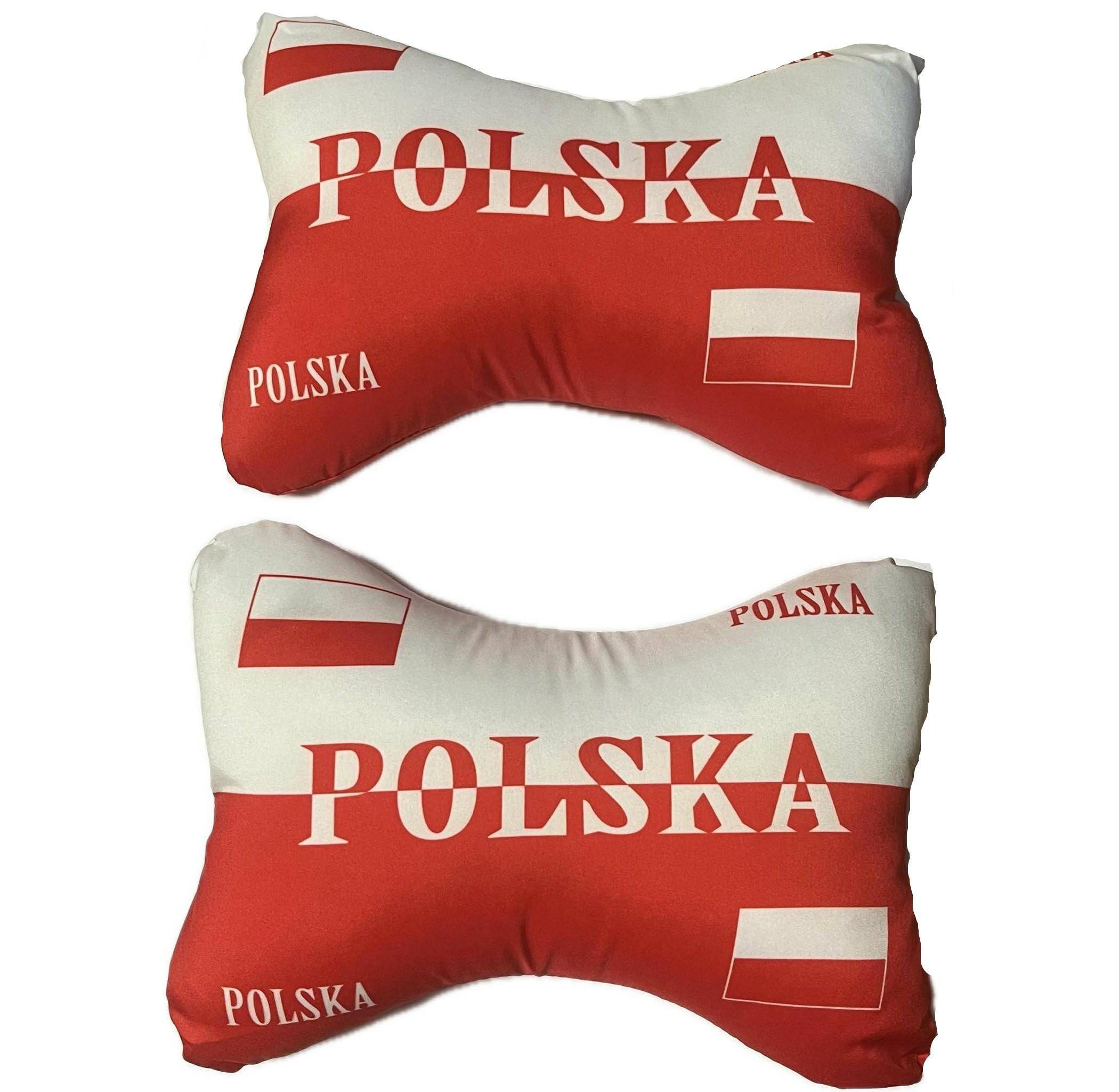 Poduszka zagłówek Polska a_2szt. 0944