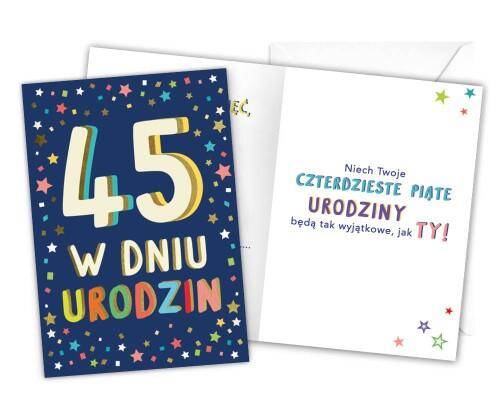 Karnet LKL-049 45 urodziny