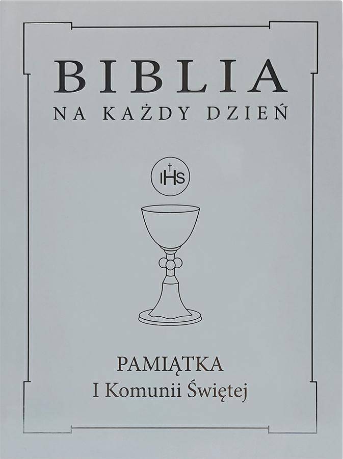 Biblia na każdy dz. Komunia Obw. srebro