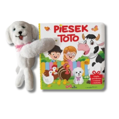 Książka z maskotką - Piesek Toto