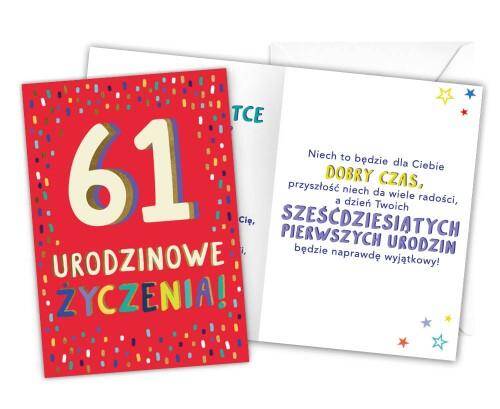 Karnet LKL-067 61 urodziny