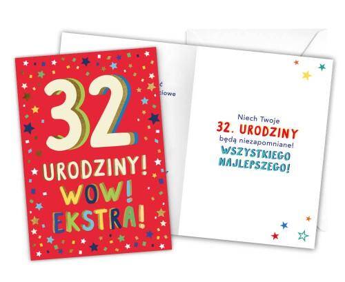 Karnet LKL-035 32 urodziny