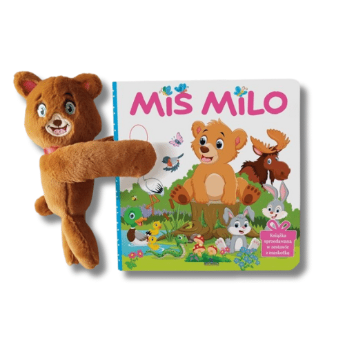 Książka z maskotką - Miś Milo
