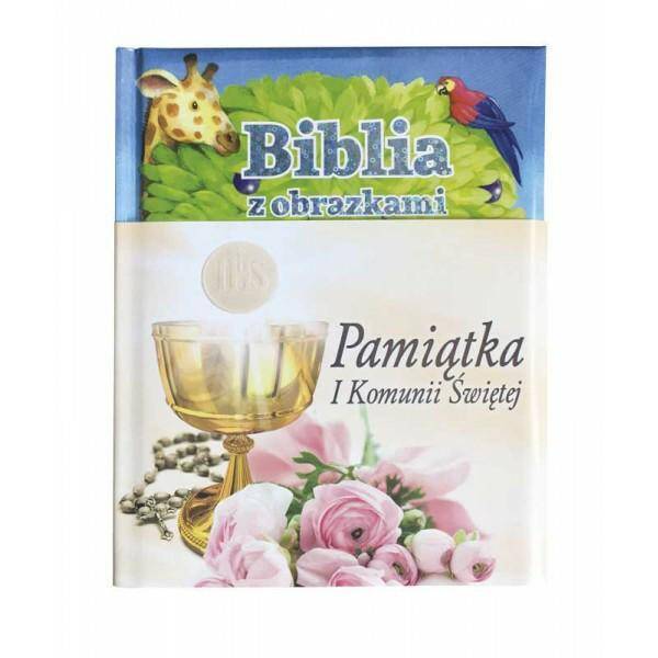 Biblia z obrazkami - niebieska- obwoluta