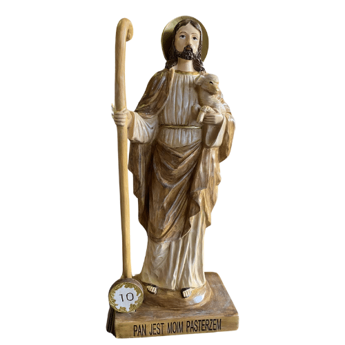 Figura Dobry Pasterz 10 rocznica 50cm