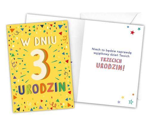 Karnet LKL-004 3 urodziny