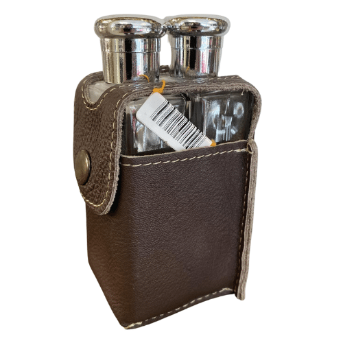 Komplet butelek na olej w etui 13cm 100ml