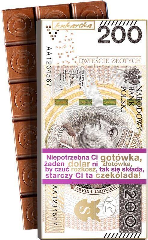 Czekolada (200 złotych) banknot