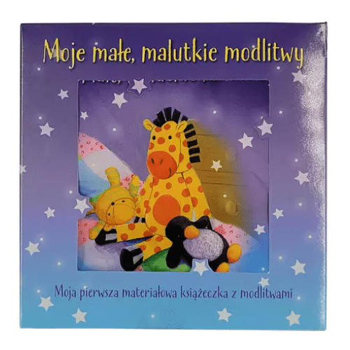 Moje małe, malutkie modlitwy - materiałowa książeczka