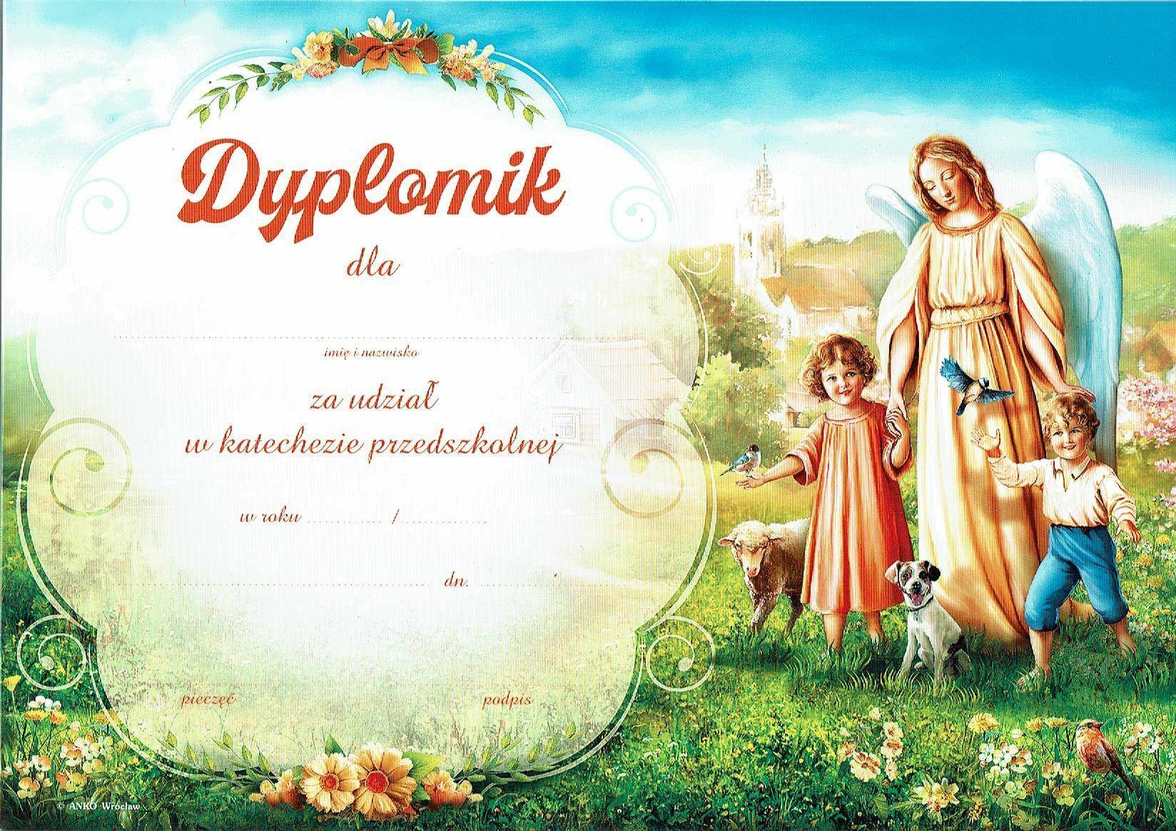 Dyplomik przedszkolaka (wzór 11)