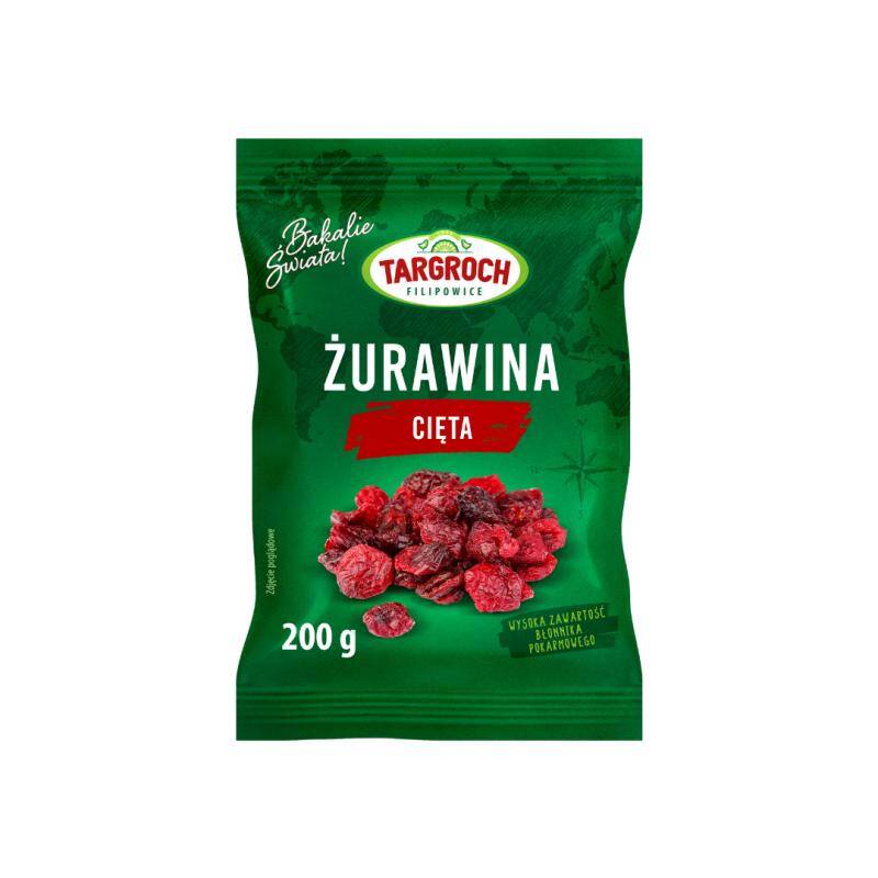 Żurawina Suszona Cięta 200g