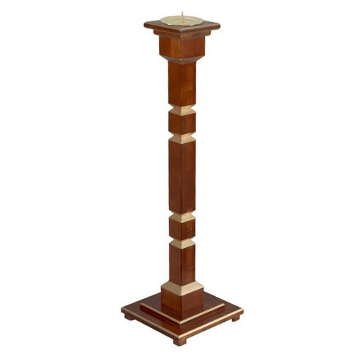 Świecznik drewniany 110cm