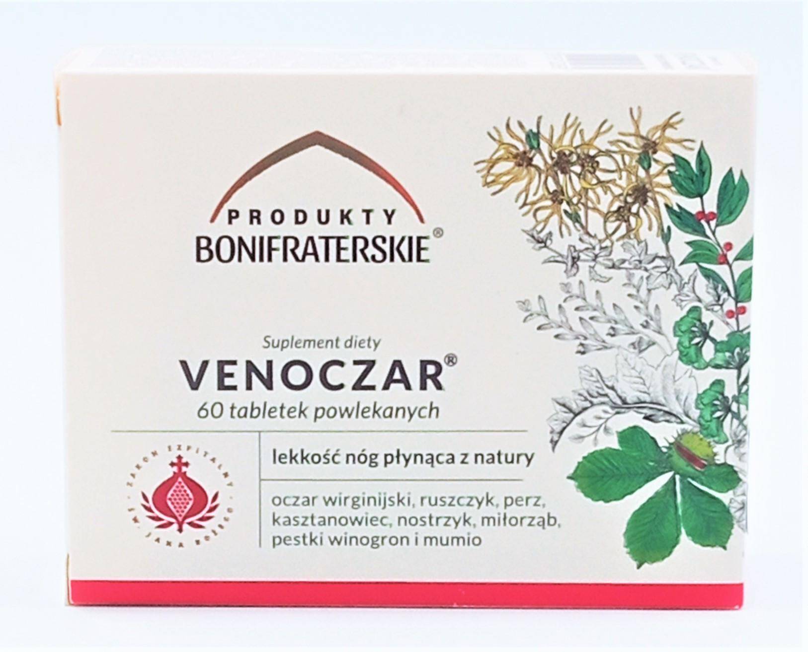 Venoczar 60 tabletek powlekanych