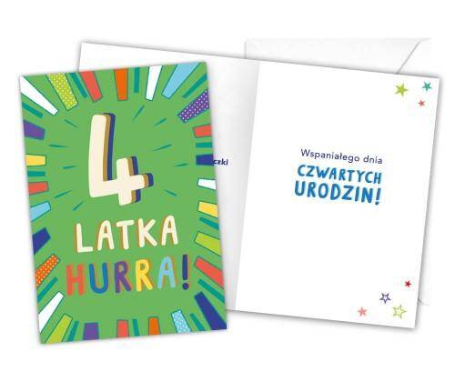 Karnet LKL-005 4 urodziny