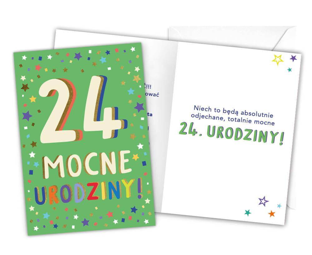 Karnet LKL-026 24 urodziny