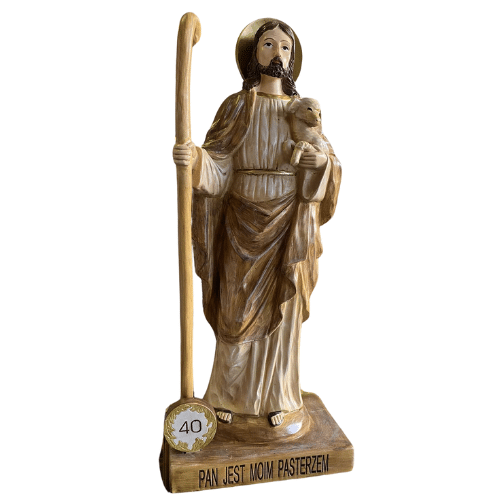 Figura Dobry Pasterz 40 rocznica 50cm