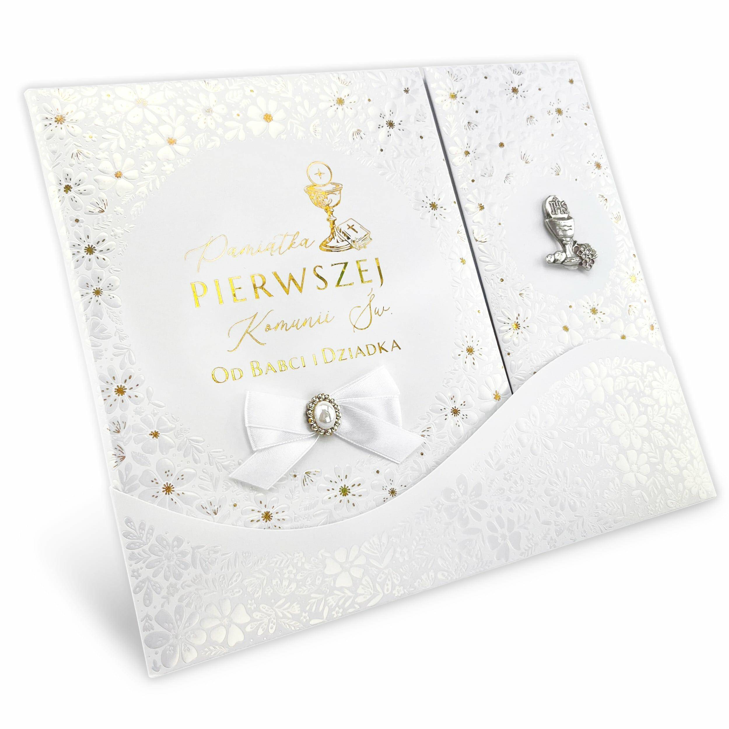 Album A4 Książeczka Komunia od Babci i Dziadka