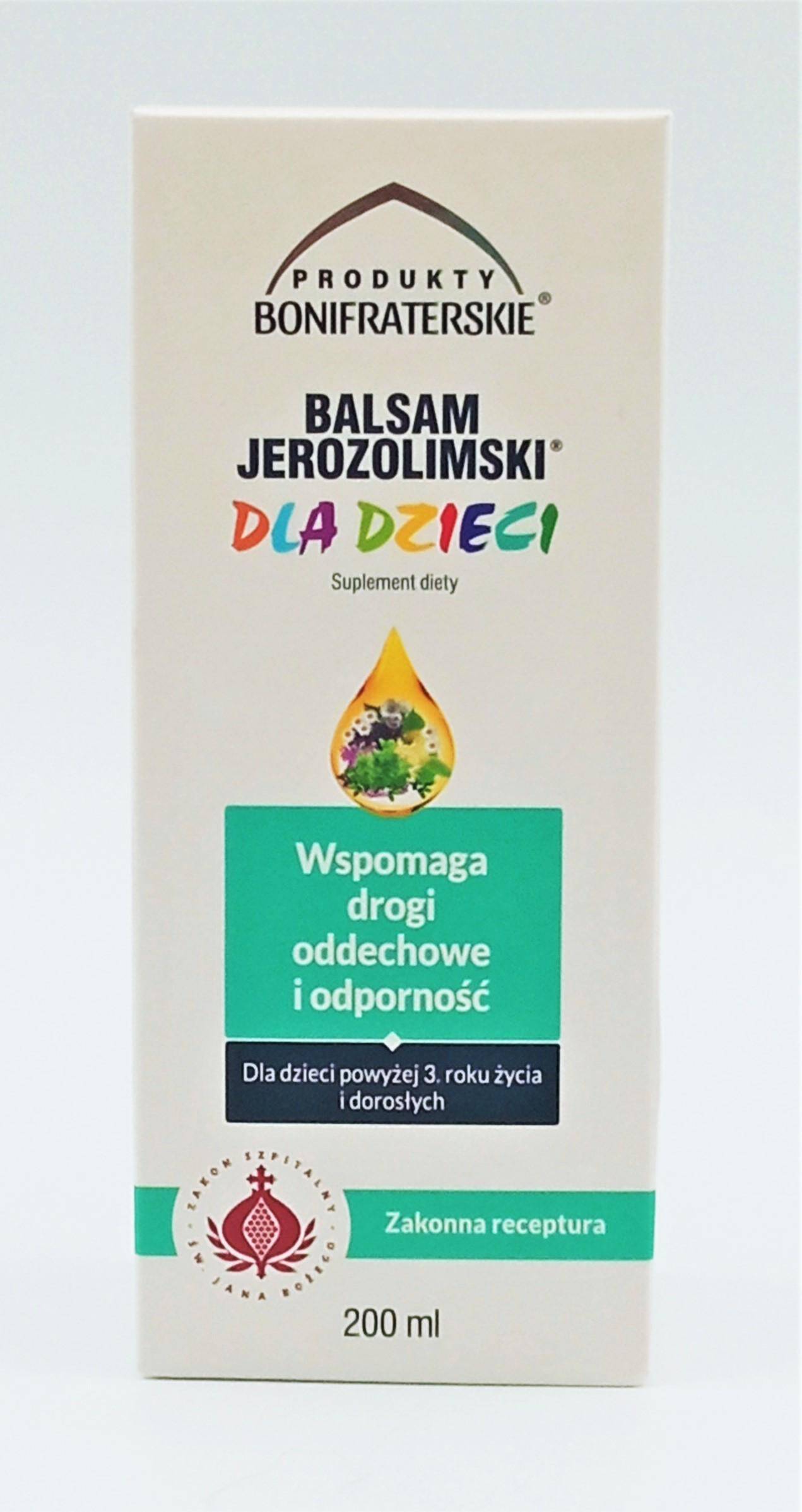 Balsam Jerozolimski dla dzieci 200 ml BF