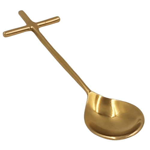Mosiężna łyżeczka do kadzidła 10cm