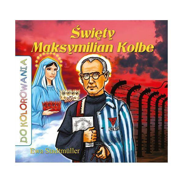 Św. Maksymilian Kolbe - kolorowanka