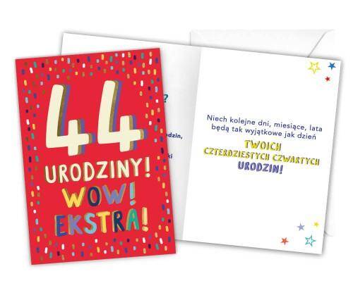 Karnet LKL-048 44 urodziny