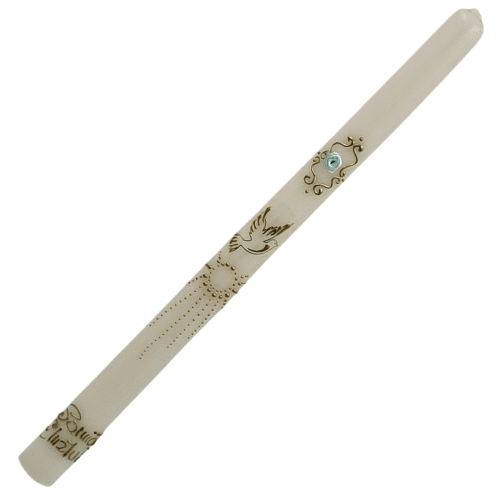 Świeca 1351 Chrzest niebieska