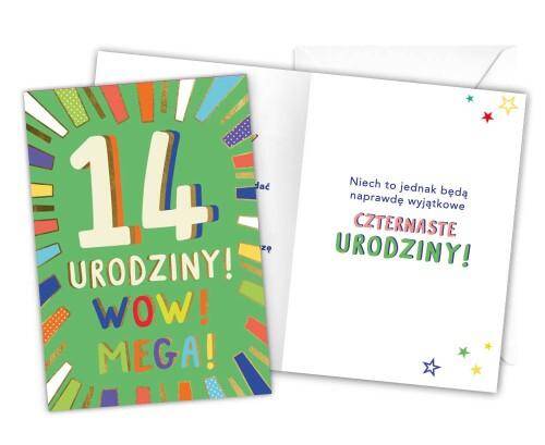 Karnet LKL-015 14 urodziny