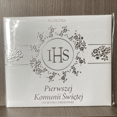 Książeczka A4 Pamiątka Komunii od Matki Chrzestnej