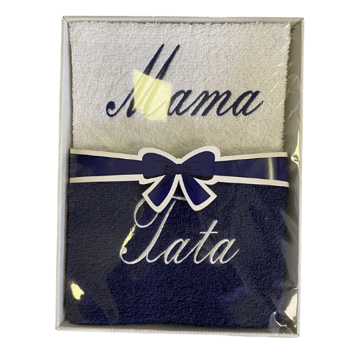 Ręcznik 2 szt mama/tata 100x50cm