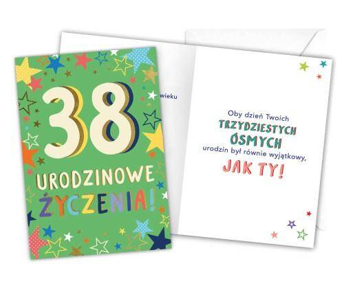 Karnet LKL-041 38 urodziny