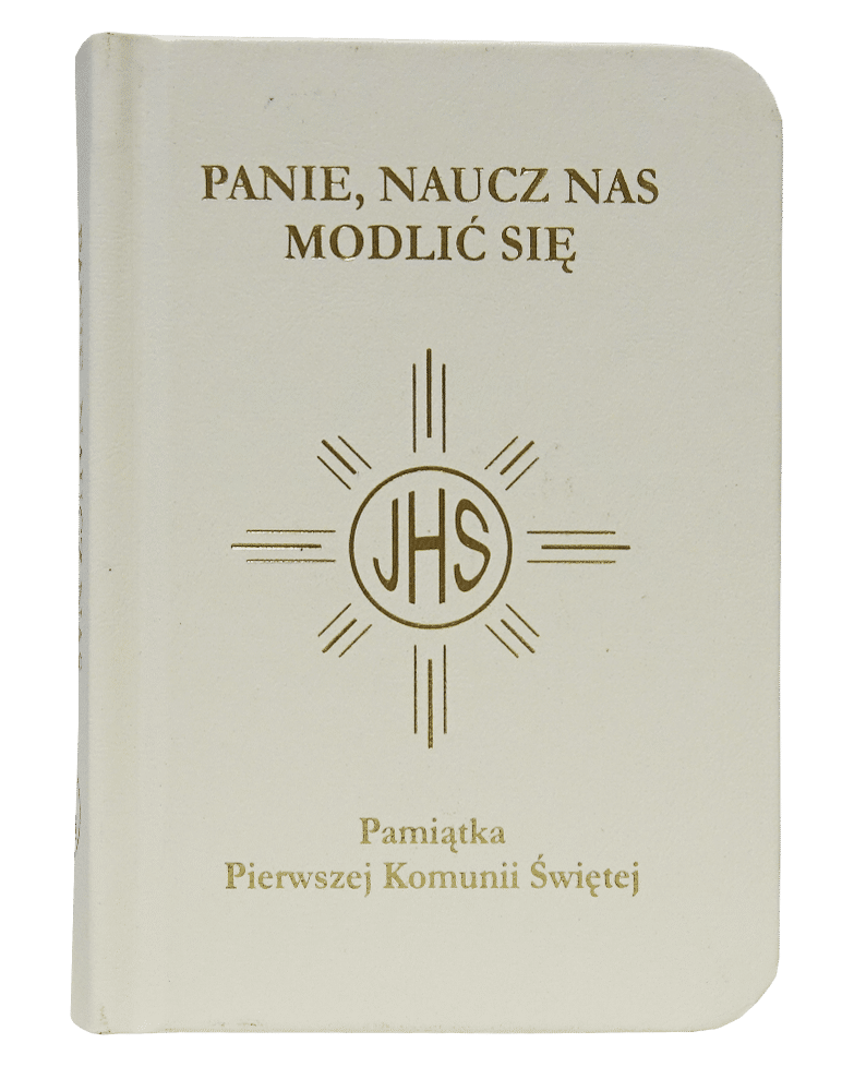 Modlitewnik I kom. złocony - biały