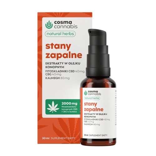 Cosma Cannabis Stany Zapalne Forte Natural Herbs 30ml
