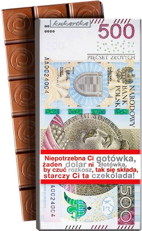 Czekolada (500 złotych) banknot
