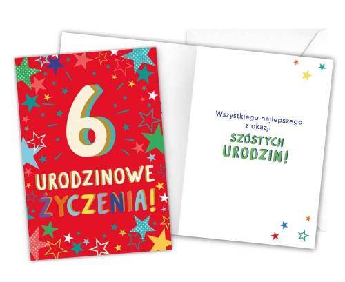Karnet LKL-007 6 urodziny