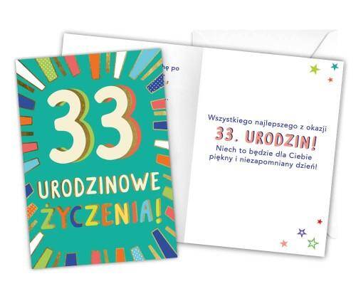 Karnet LKL-036 33 urodziny